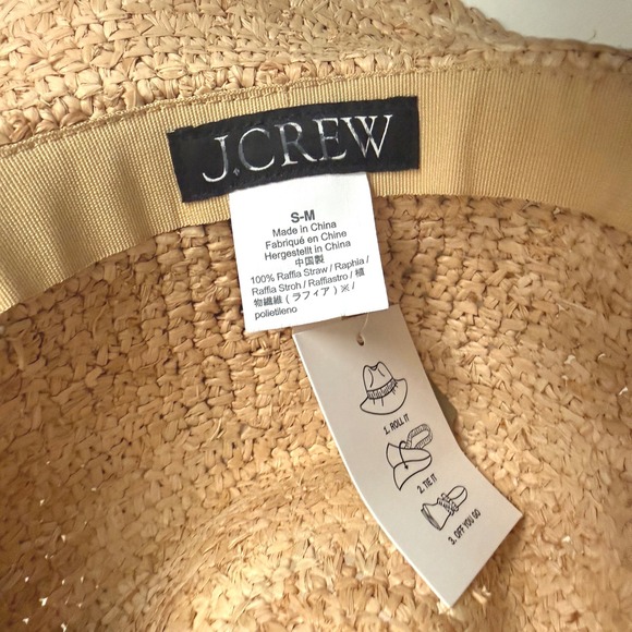 J. crew packable straw hat nwt main image 8
